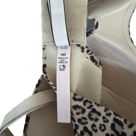 Victoria’s Secret Incredible Lined Demi Leopard Print Bra Size 38D - Picture 7 of 7